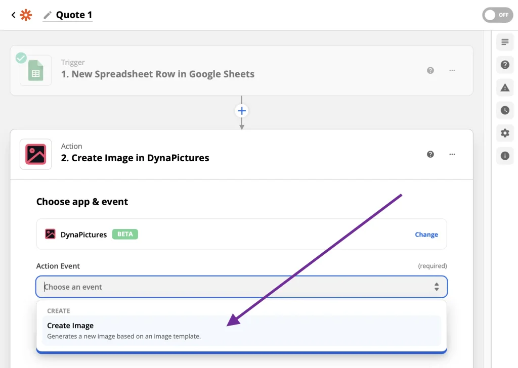 Create custom images in bulk with Zapier
