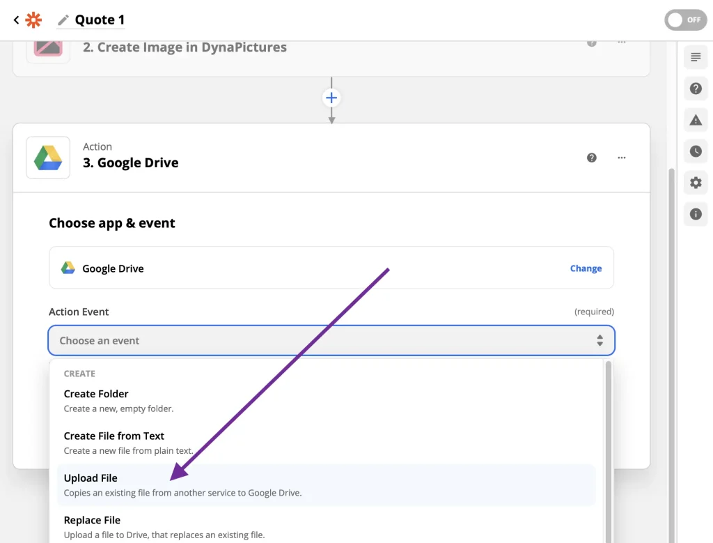 Uploading mass generated images to Google drive