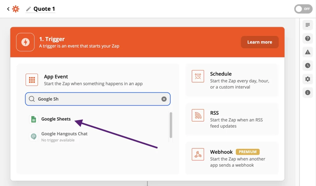 Continue with Zapier to automate image designs
