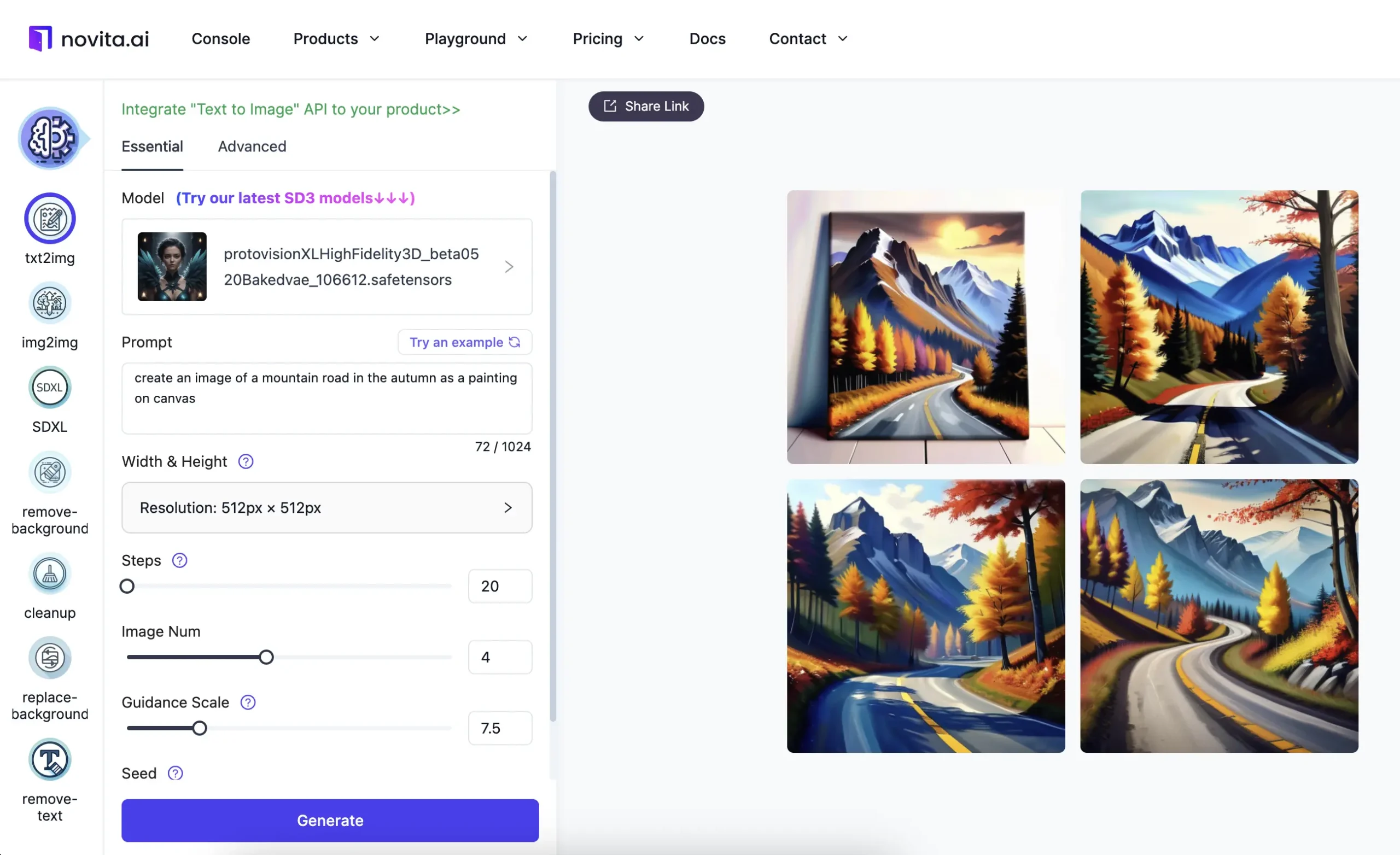 AI-image-generator-Novita-ai