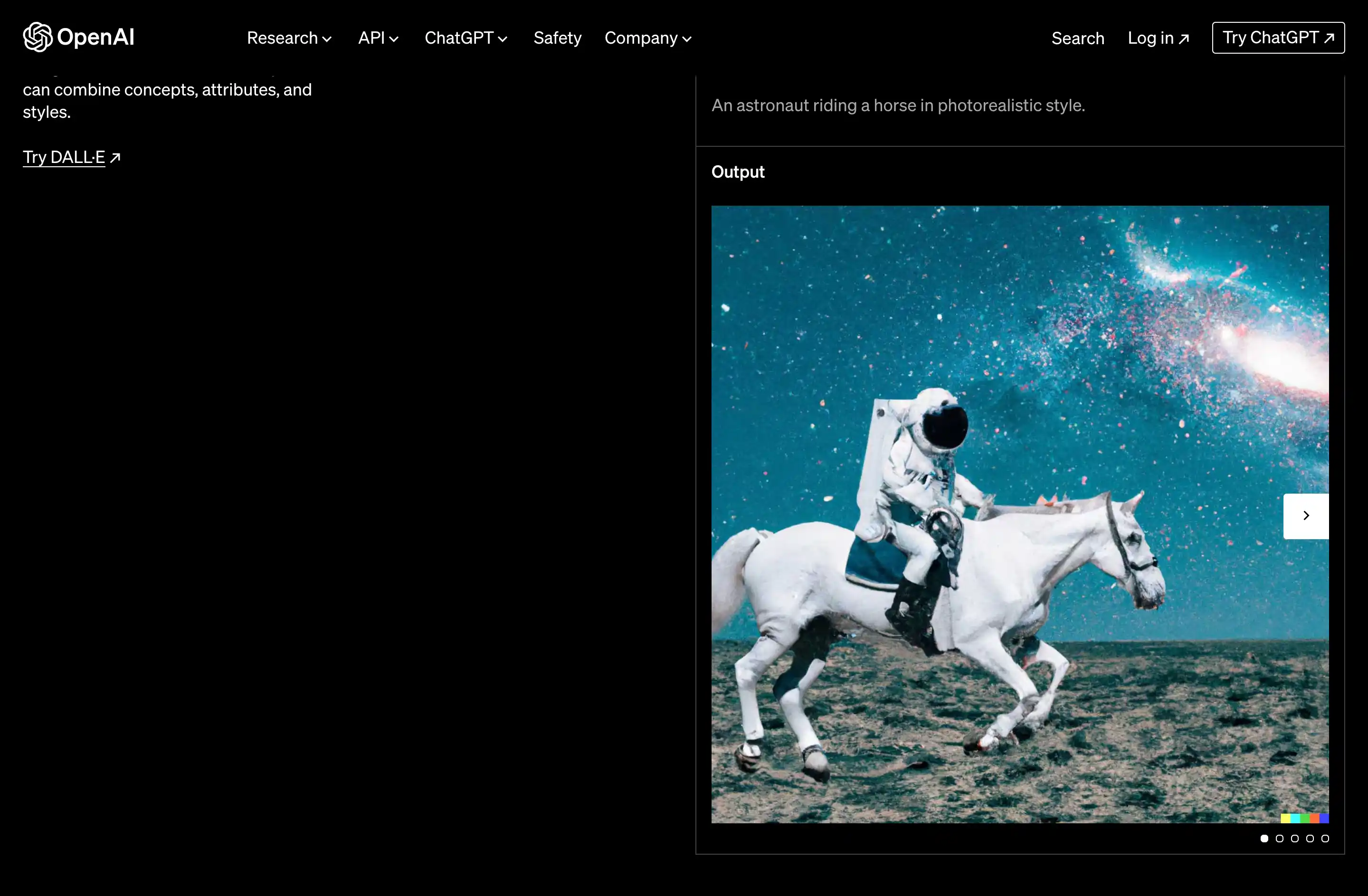OpenAI Image Generation API (DALL-E)