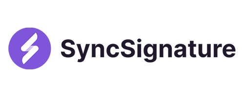 Discount for Black Friday from SyncSignature