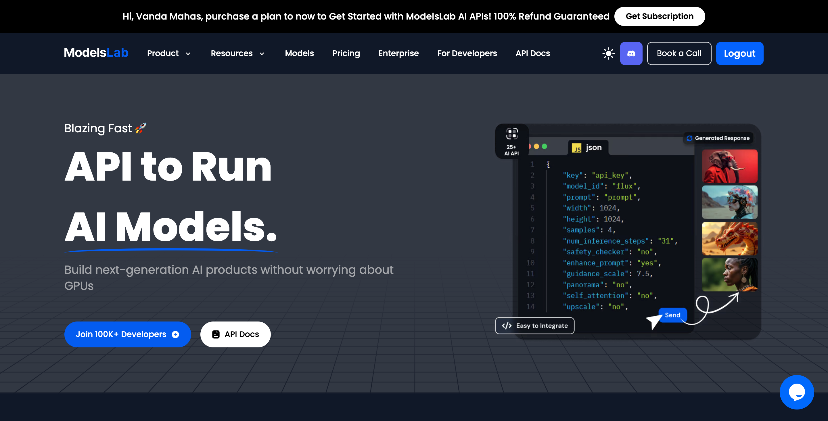 modelslab.com_ ModelsLab txt2img api