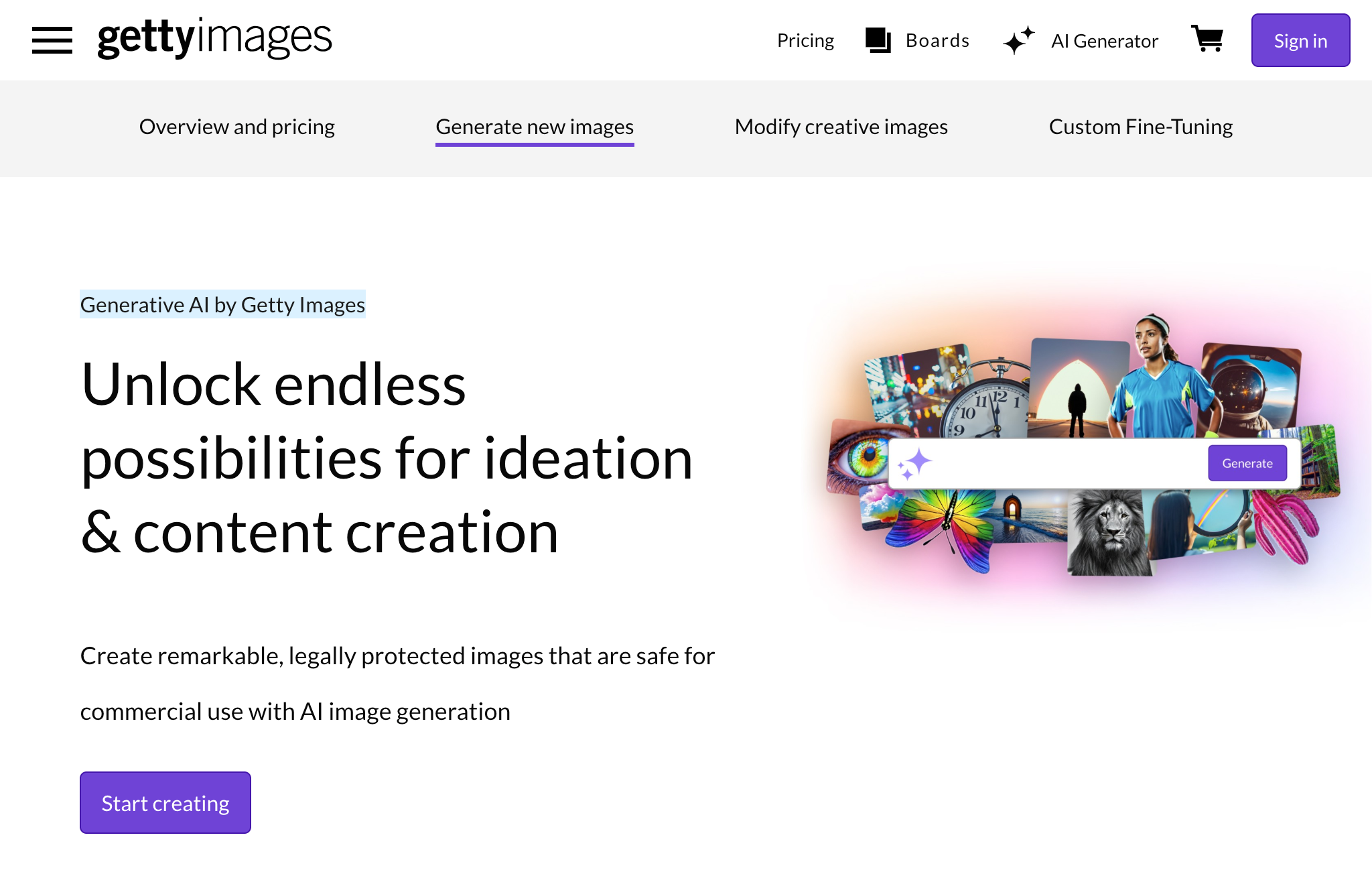 www.gettyimages.com_ai_generation txt2img ai api - Getty Images