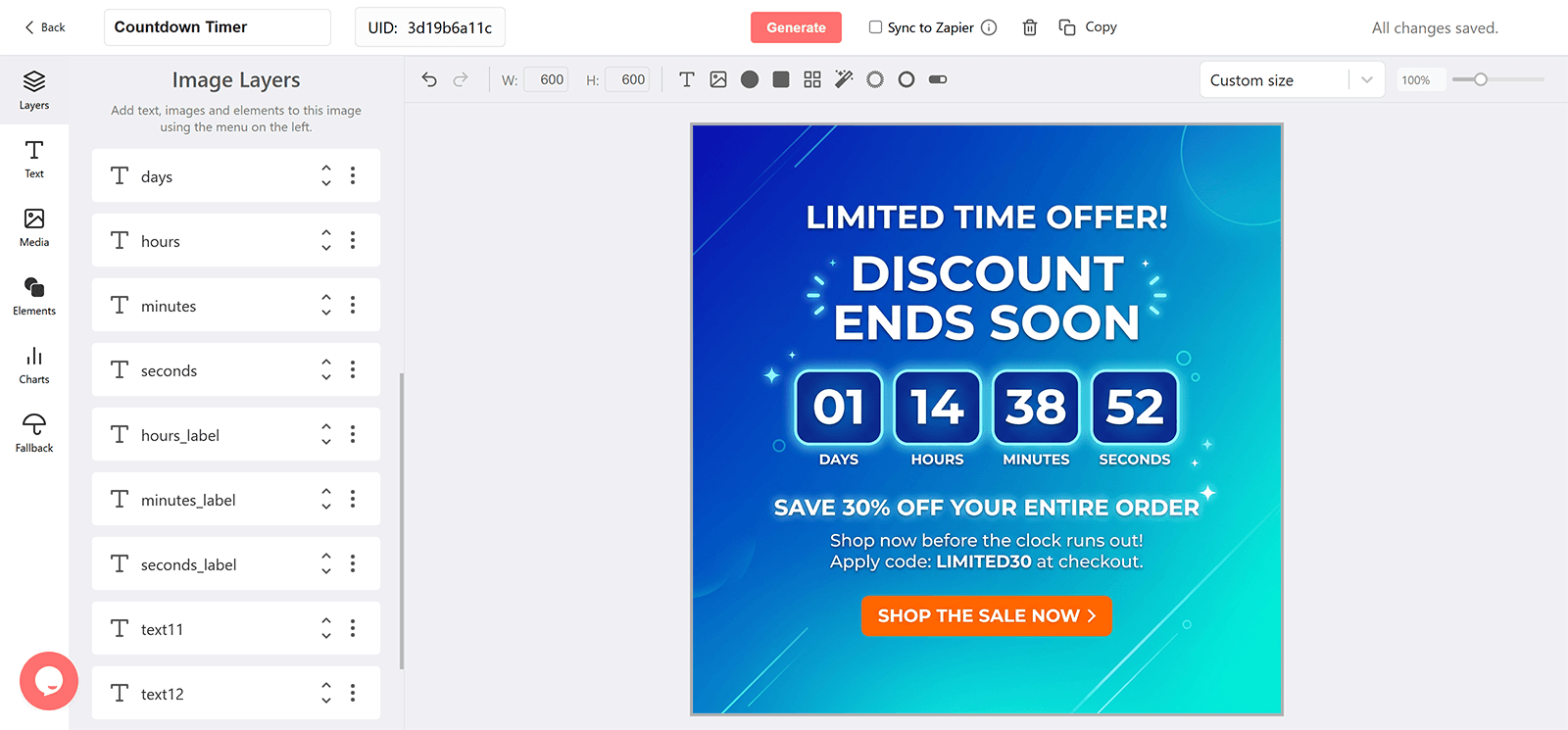 Discount Ends Soon Email Countdown Timer Generator