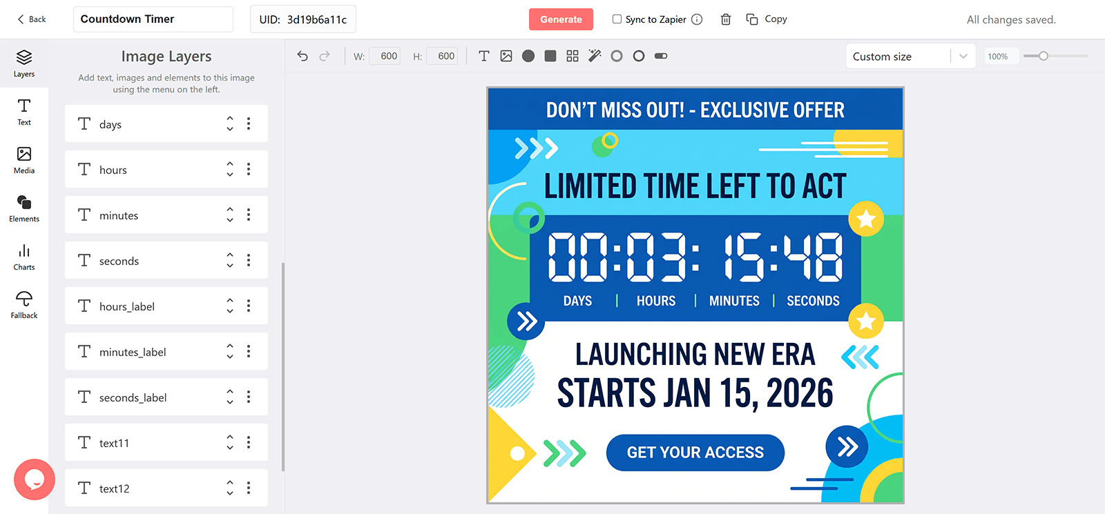 Real-Time Email Countdown Timer Generator