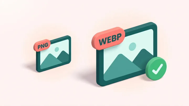 Kostenloser PNG-zu-WebP-Konverter
