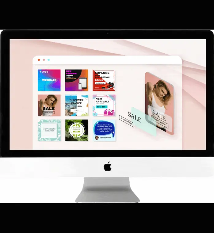 Generate banners for social media